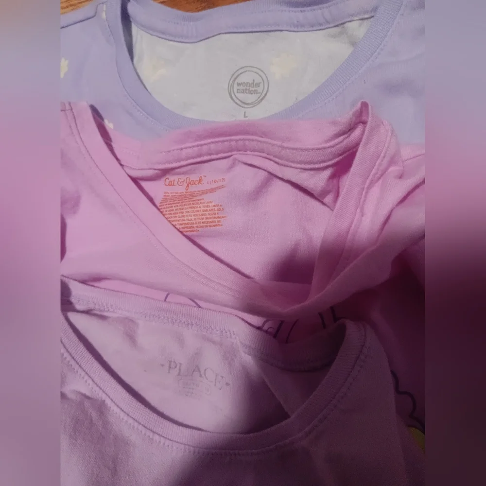 Purple and Pink Kids Pajamas Set